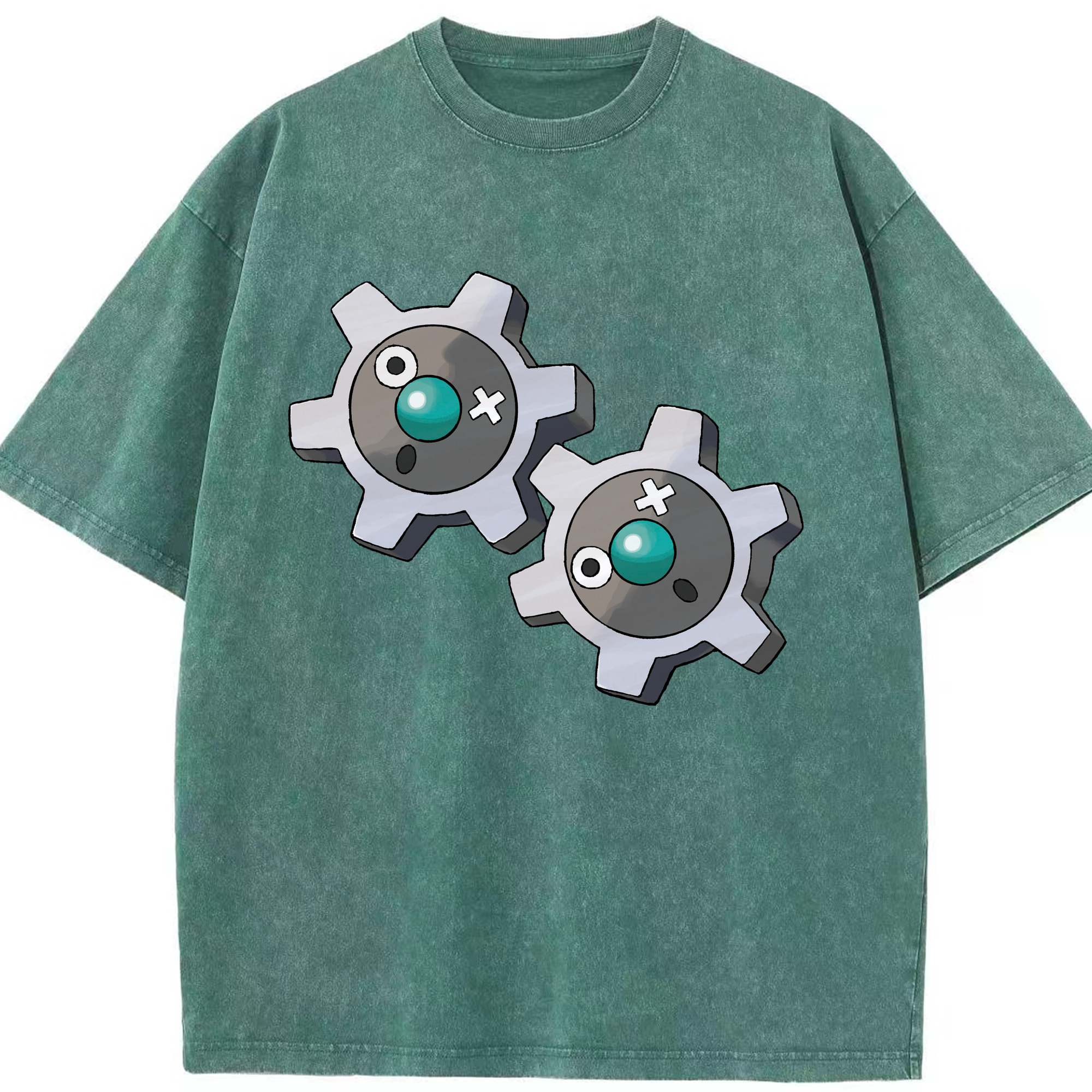 （画像用） ポケットモンスター Pokémon 綿100% ヴィンテージ風 半袖Tシャツ（フロントプリント）
